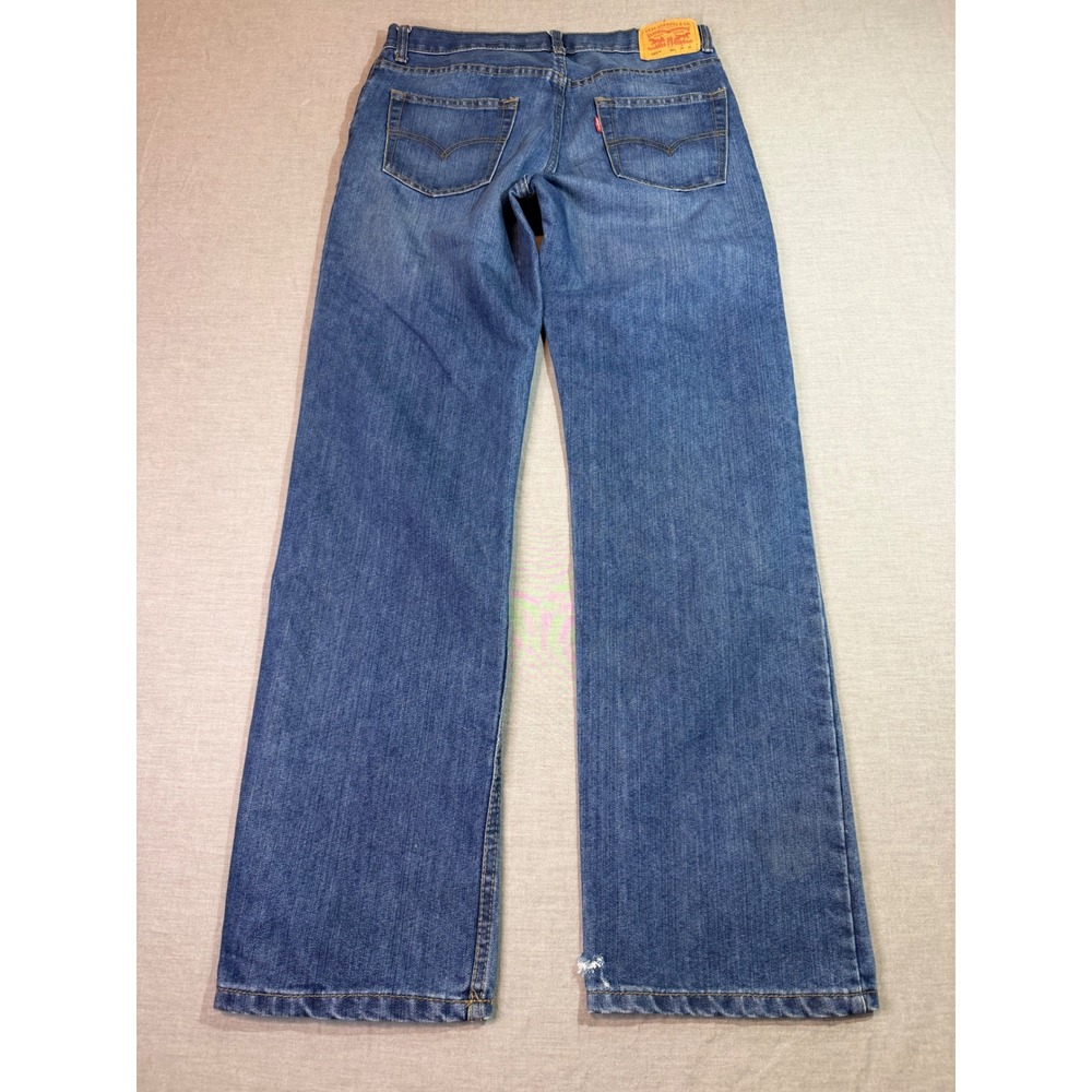 Levi's 505 Regular Fit Jeans Boys 18 Reg 29x29 Blue Good Straight Leg Denim - Picture 9 of 9
